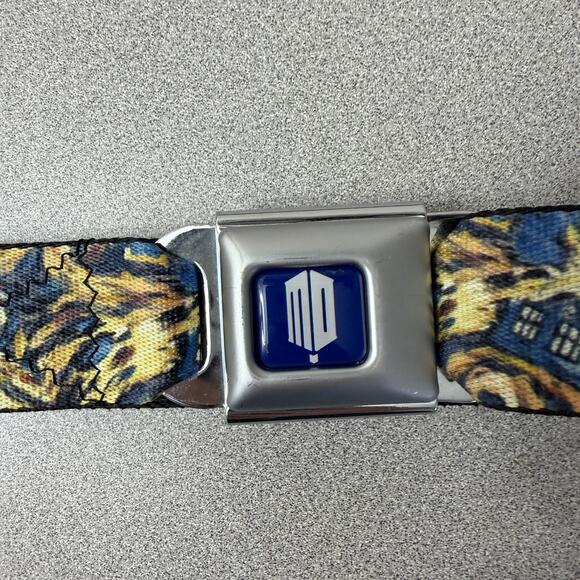 Buckle Down Seatbelt Belt Unisex Doctor Who Blue Nylon Metal Buckle Sci-Fi Booth - Picture 6 of 9